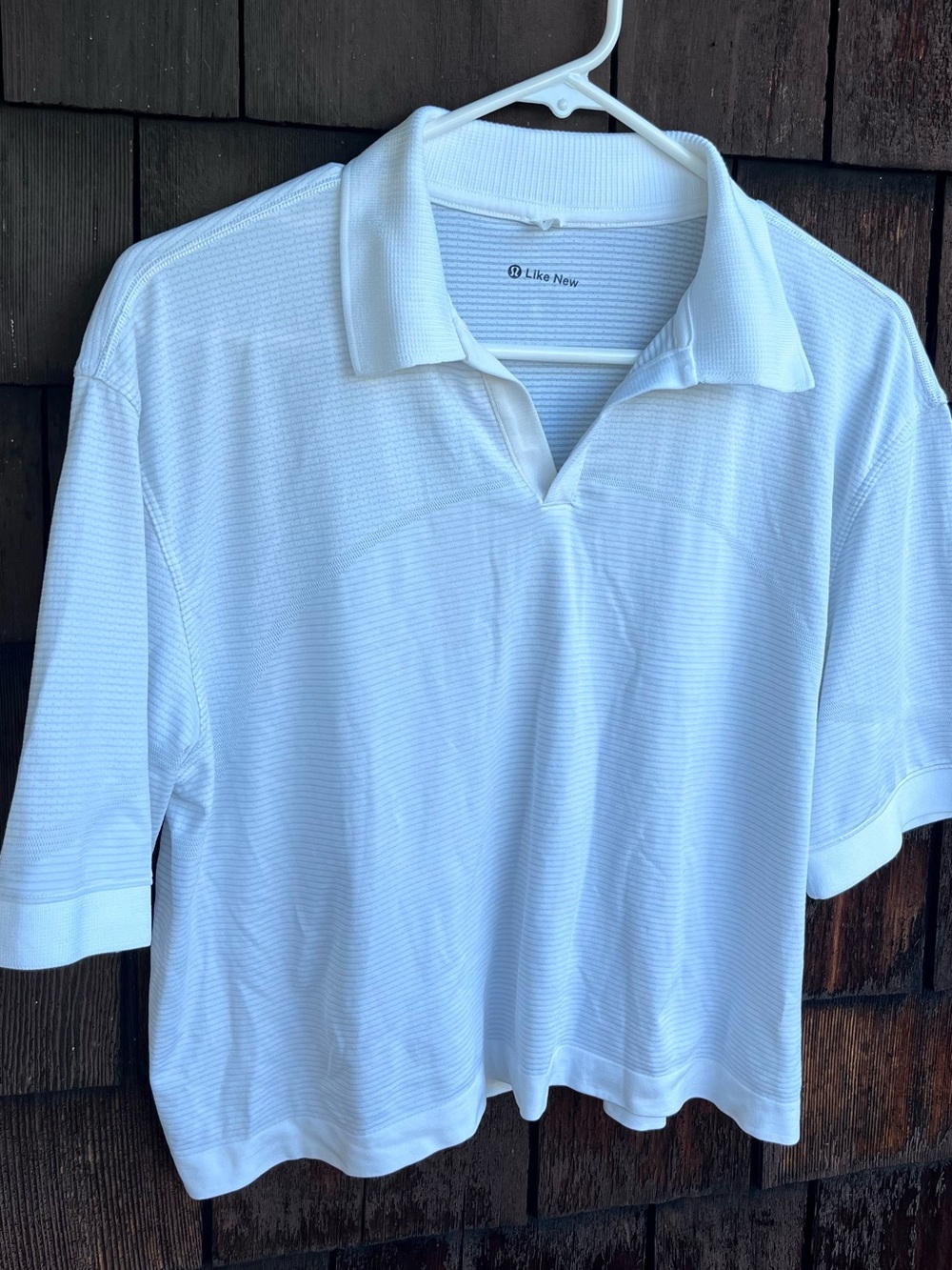 Lululemon white polo XL